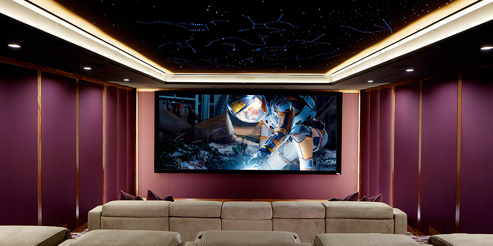 Elan controlled Dolby Atmos Home Theater